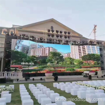 P3.91 Aluguel ao ar livre com tela gigante de LED Evento de palco